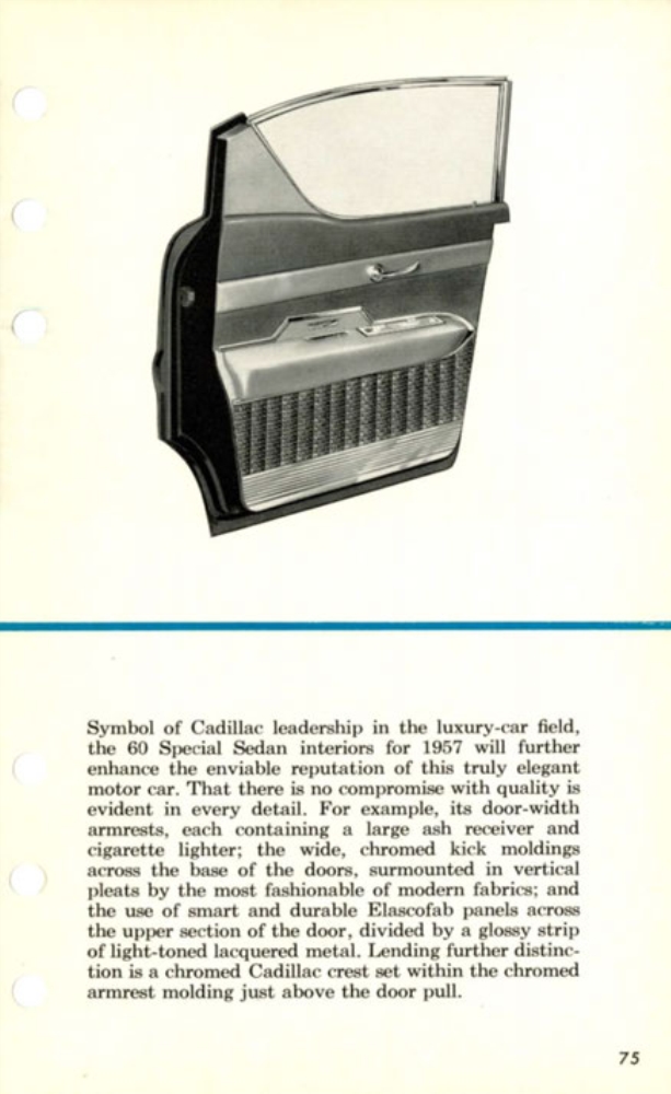 1957 Cadillac Salesmans Data Book Page 44
